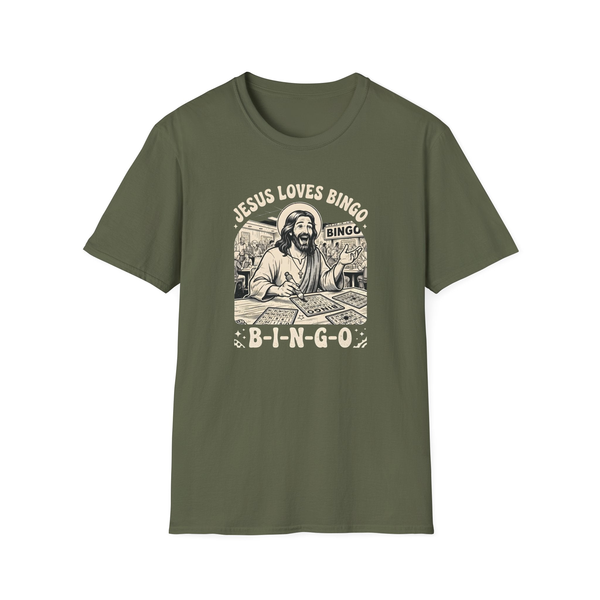 Jesus loves Bingo T-Shirt