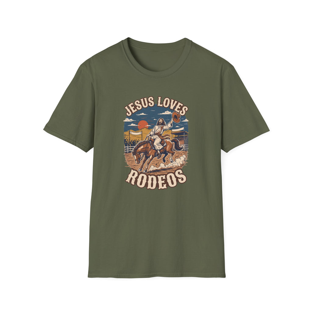 Jesus loves Rodeos T-Shirt