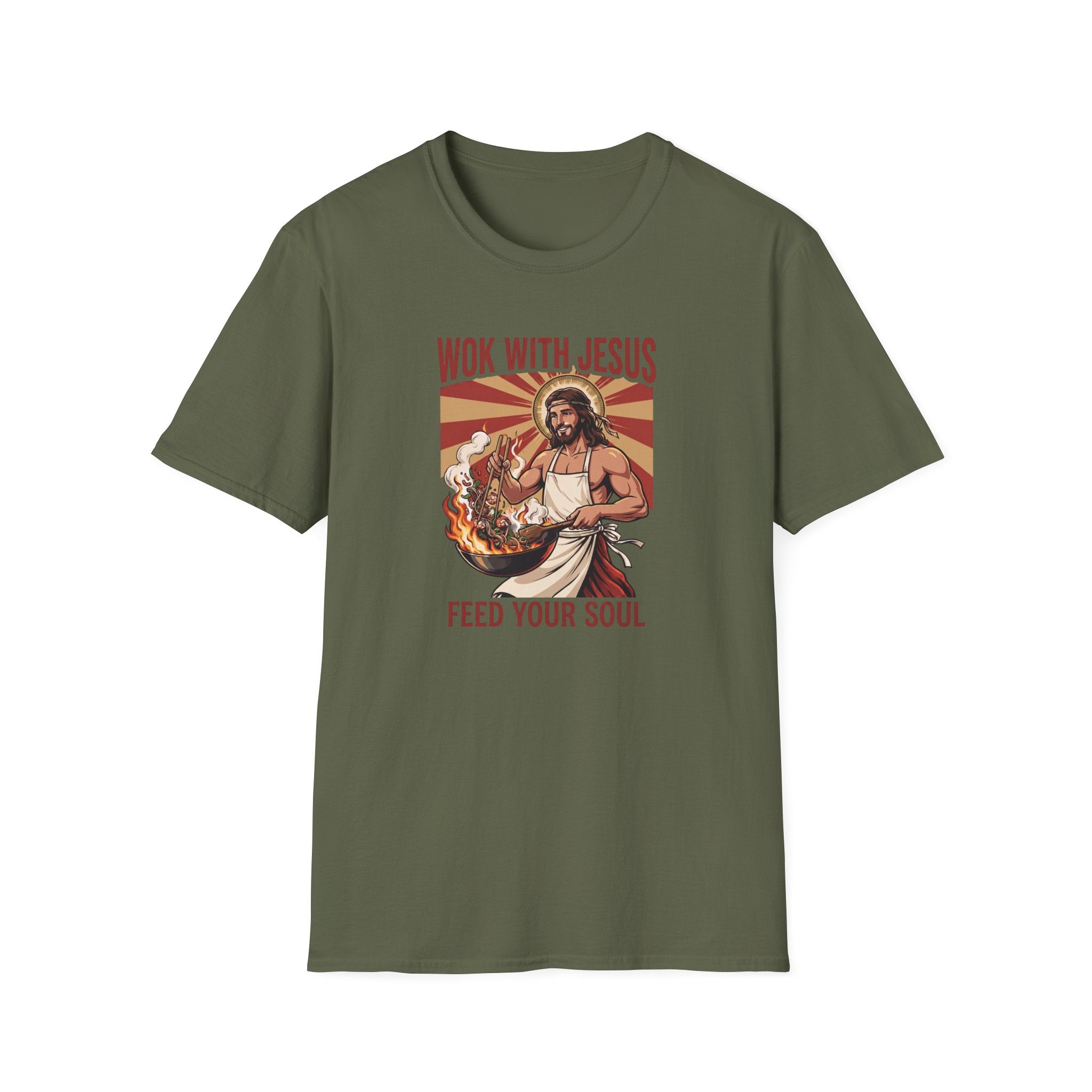 Wok with  Jesus T-Shirt