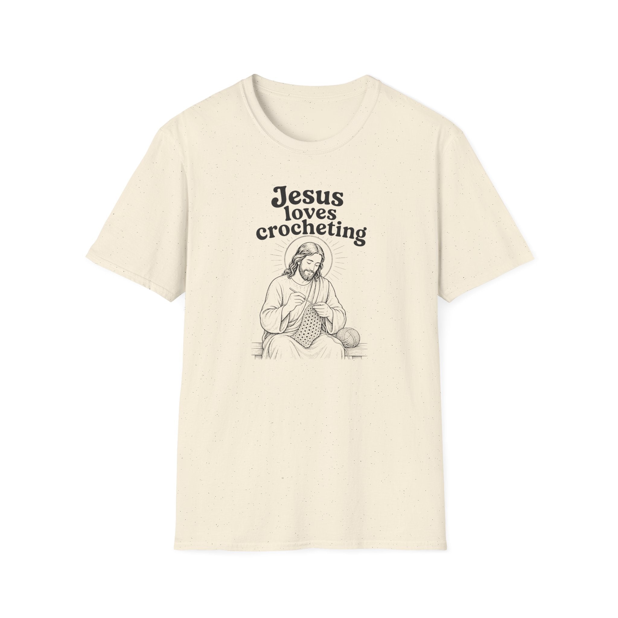 Jesus loves Crocheting T-Shirt