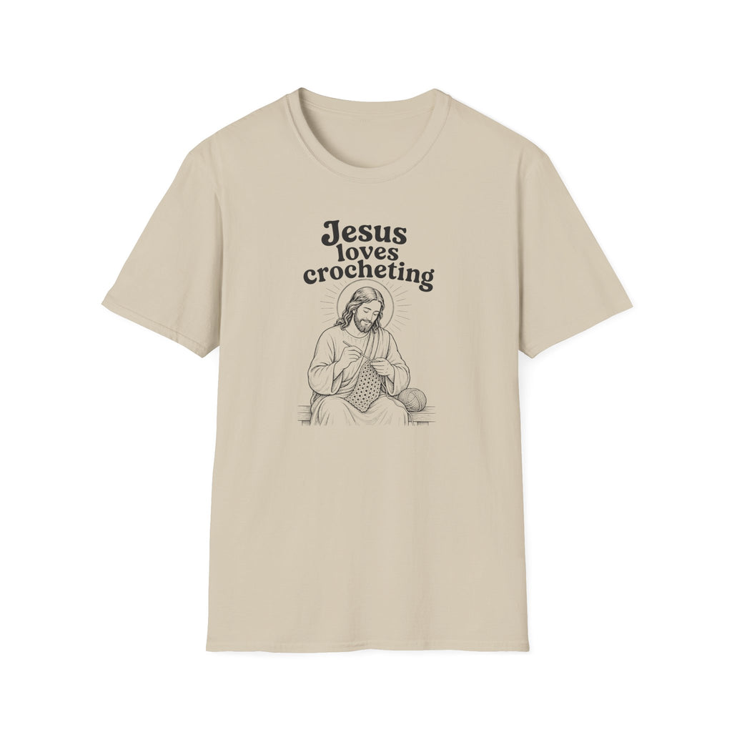 Jesus loves Crocheting T-Shirt