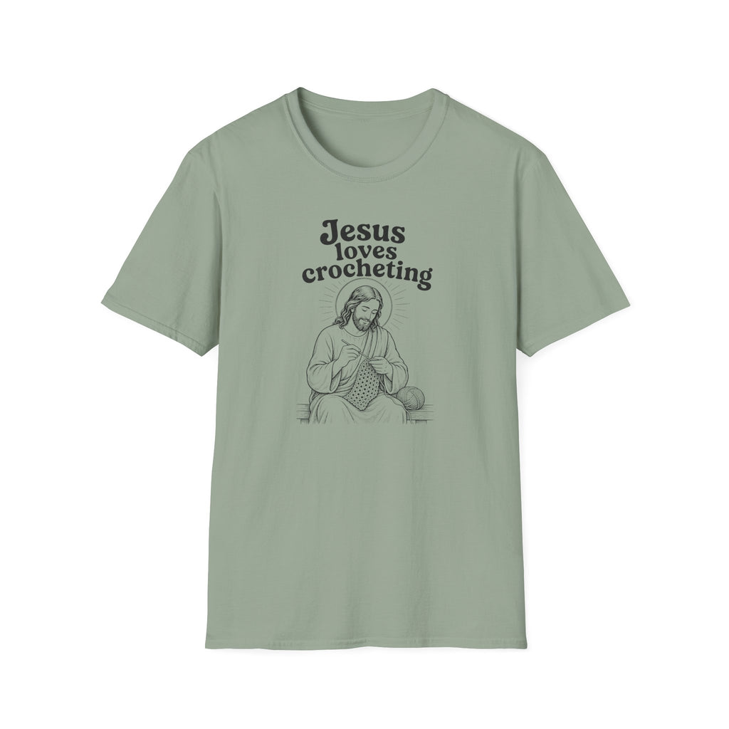 Jesus loves Crocheting T-Shirt