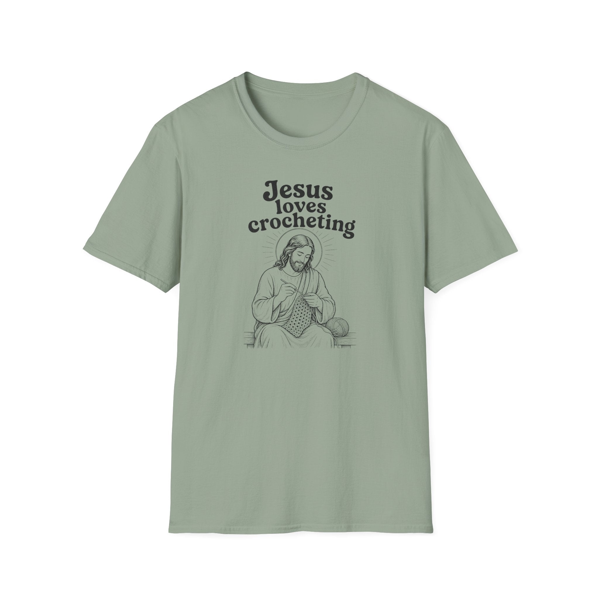 Jesus loves Crocheting T-Shirt