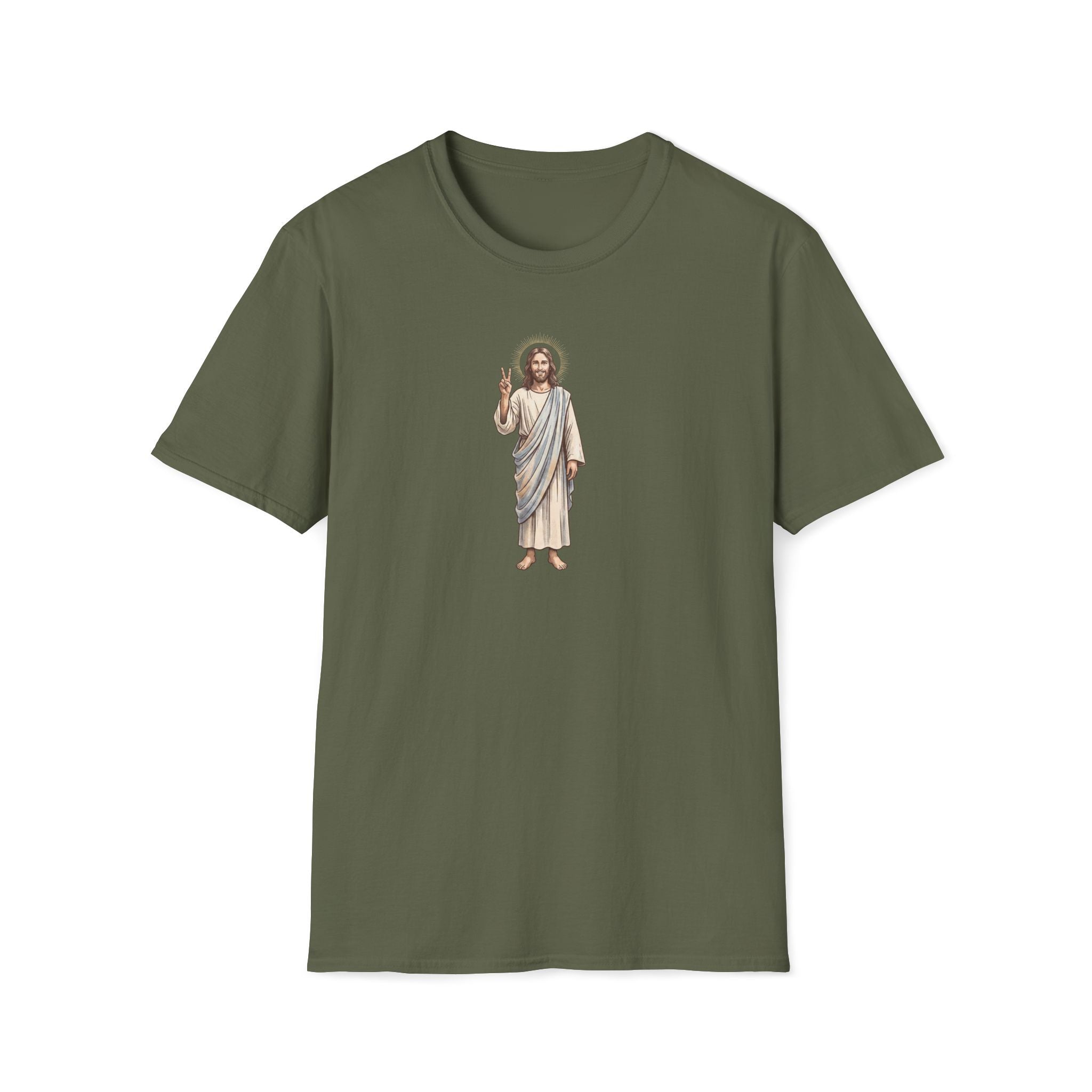 Peace Sign Jesus T-Shirt