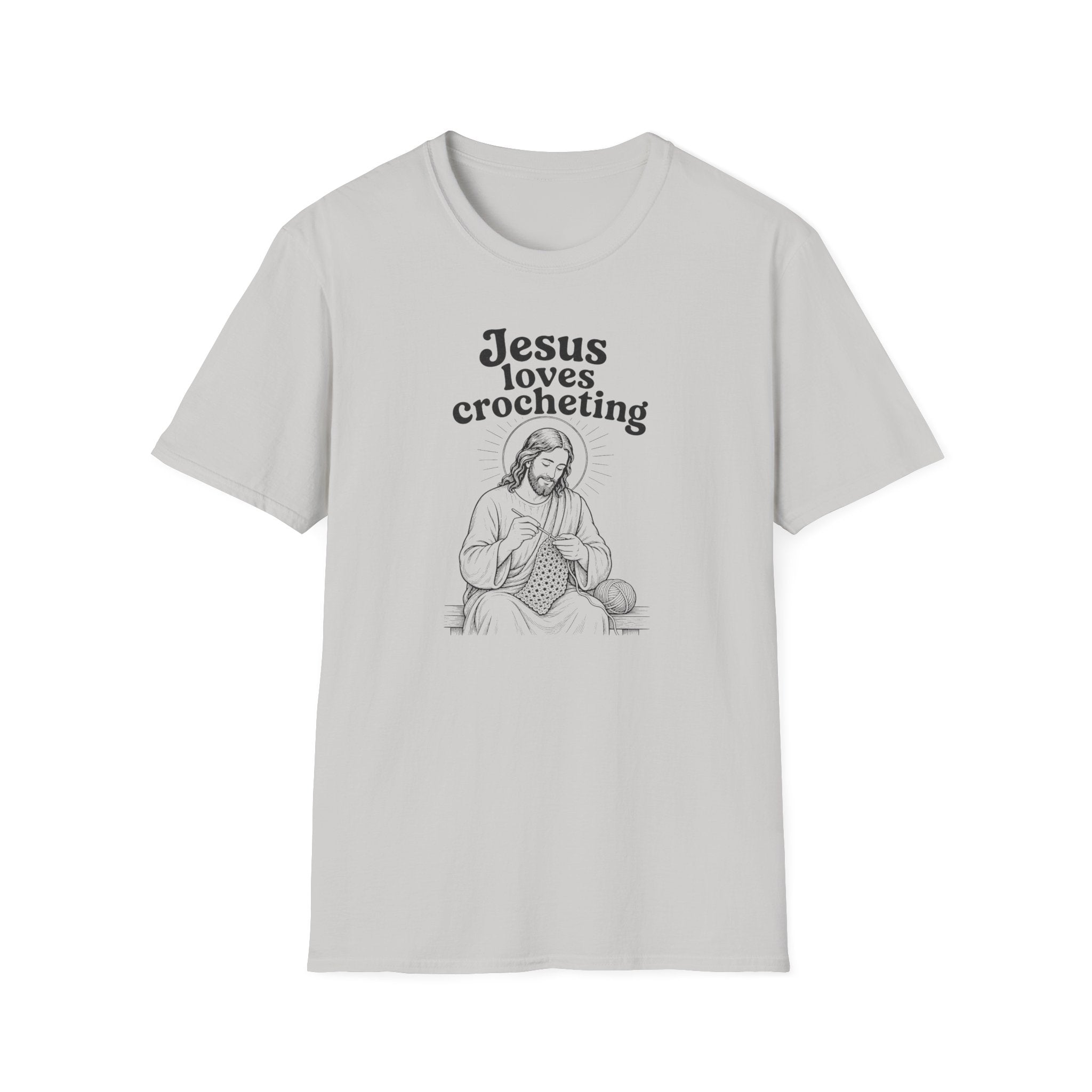 Jesus loves Crocheting T-Shirt