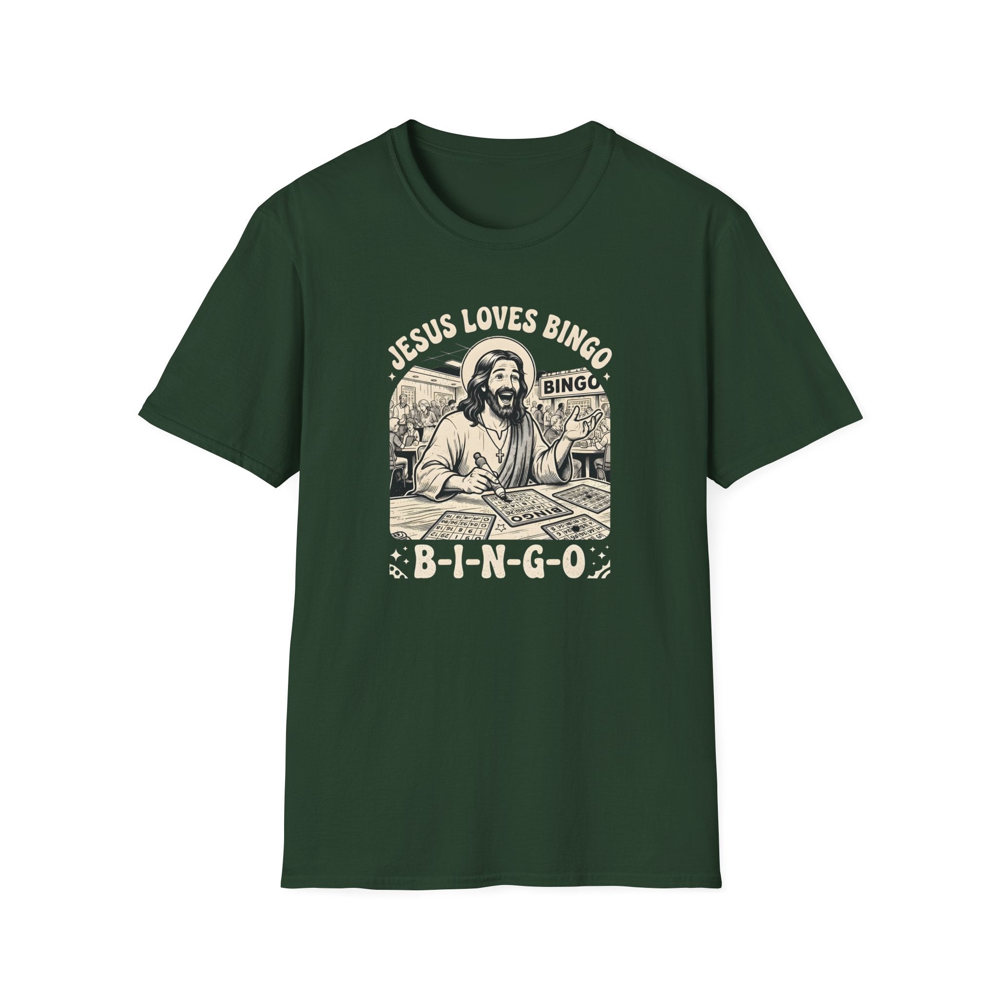 Jesus loves Bingo T-Shirt
