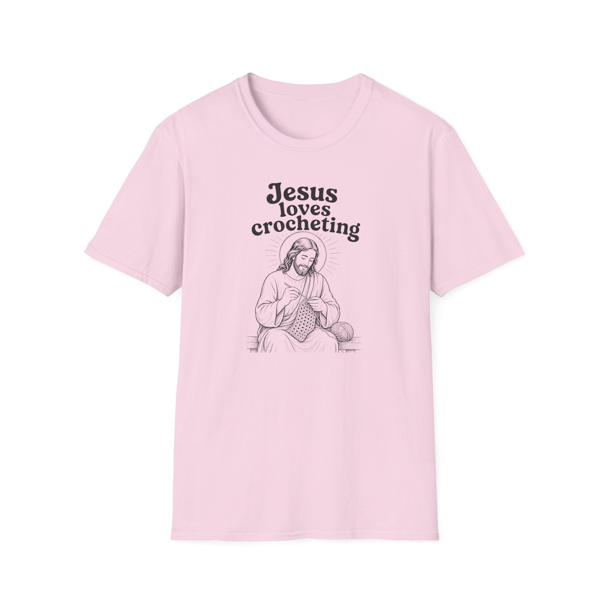 Jesus loves Crocheting T-Shirt