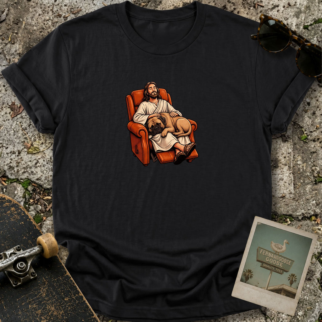 Lazy Boy Dog T-Shirt