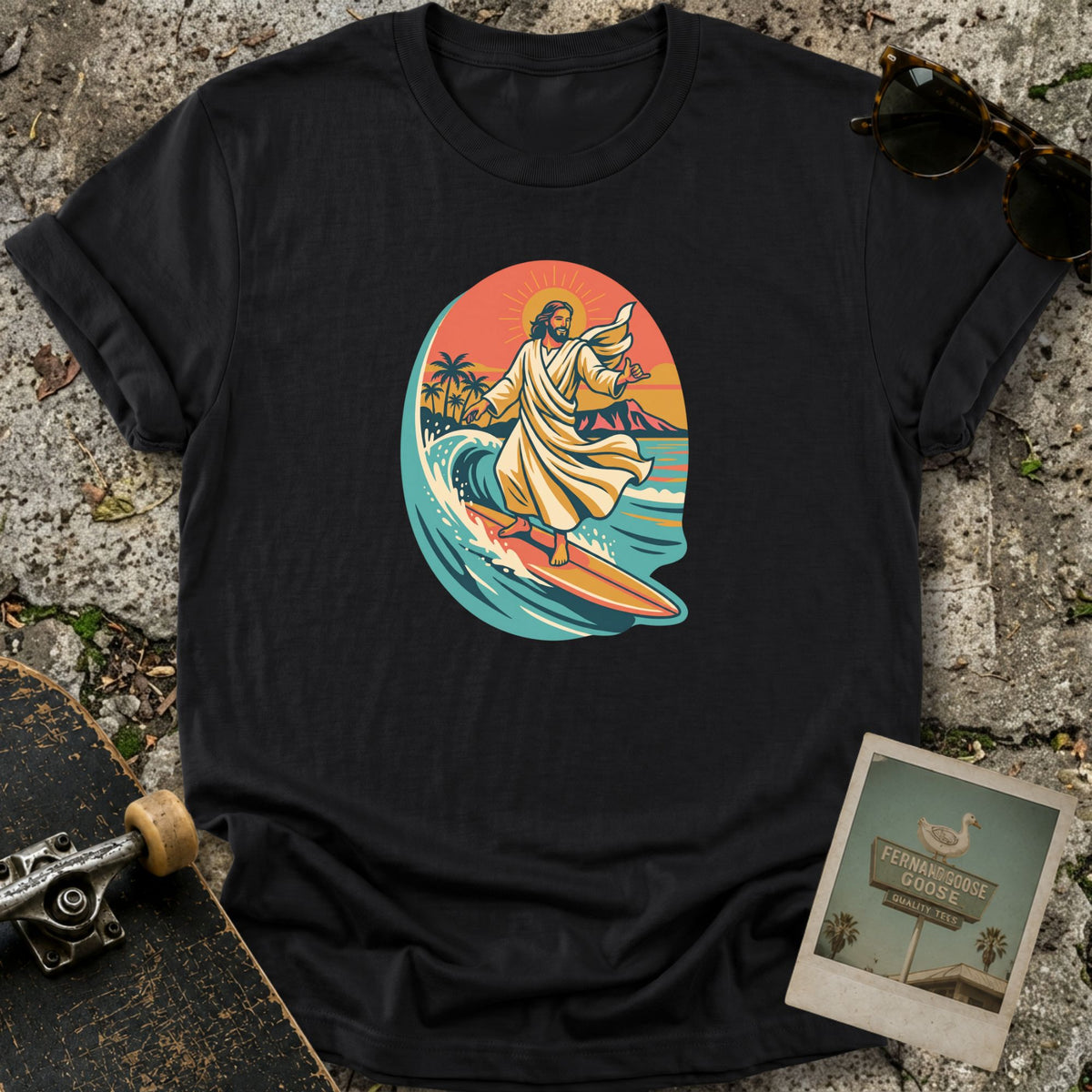 Surfer Jesus T-Shirt