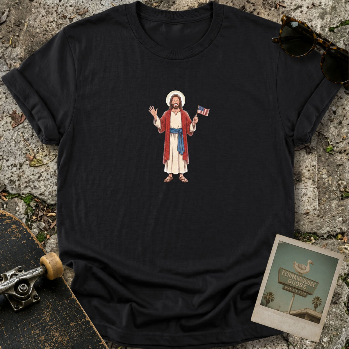 Patriotic Jesus T-Shirt