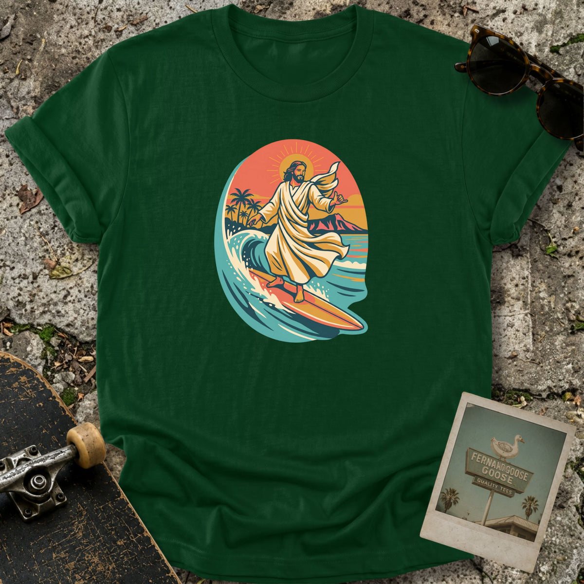 Surfer Jesus T-Shirt