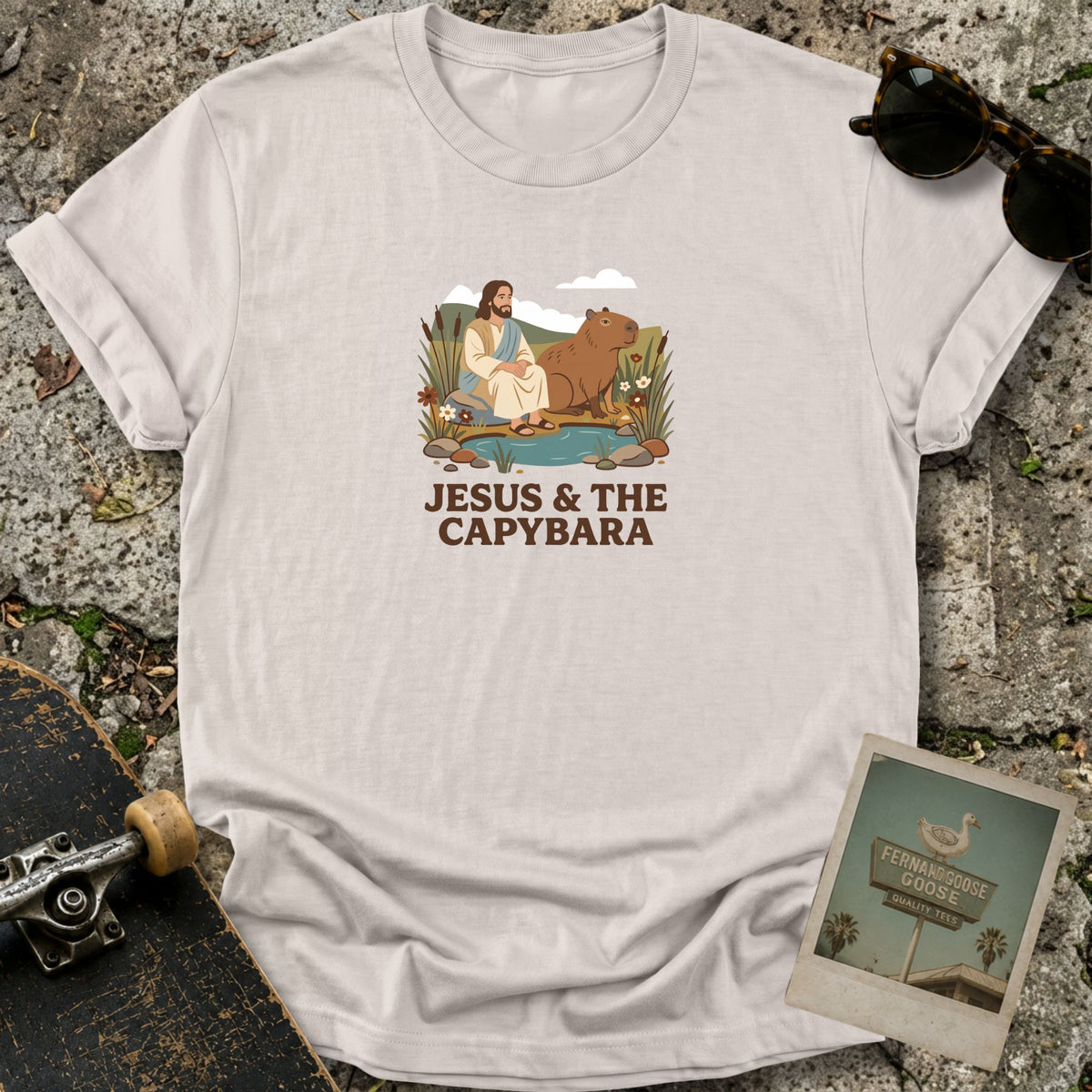 Jesus & Capybara T-Shirt
