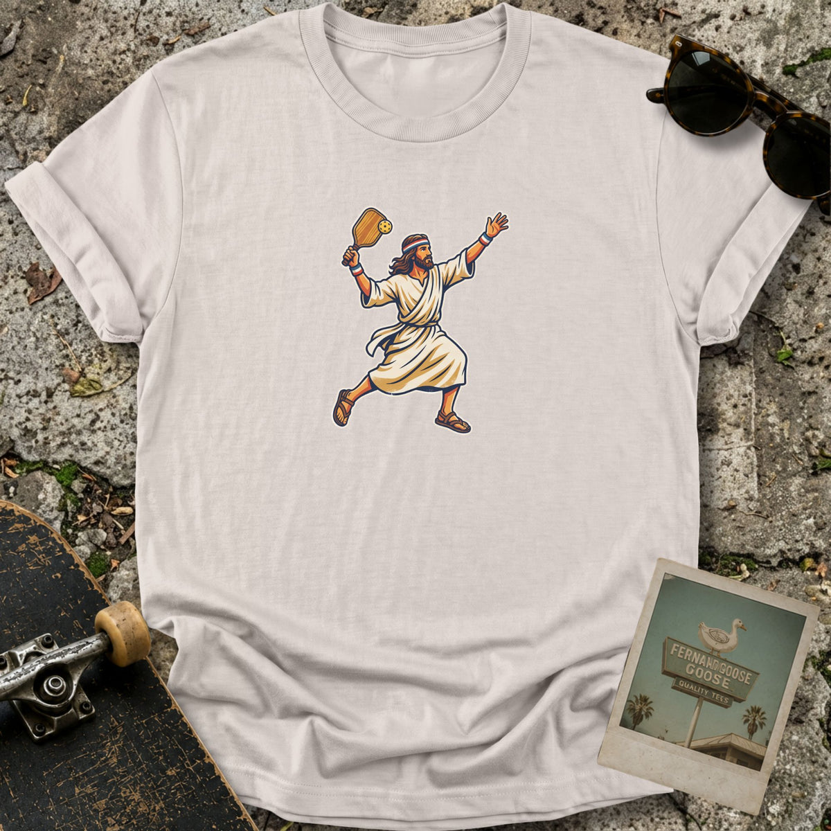 Pickleball Jesus T-Shirt