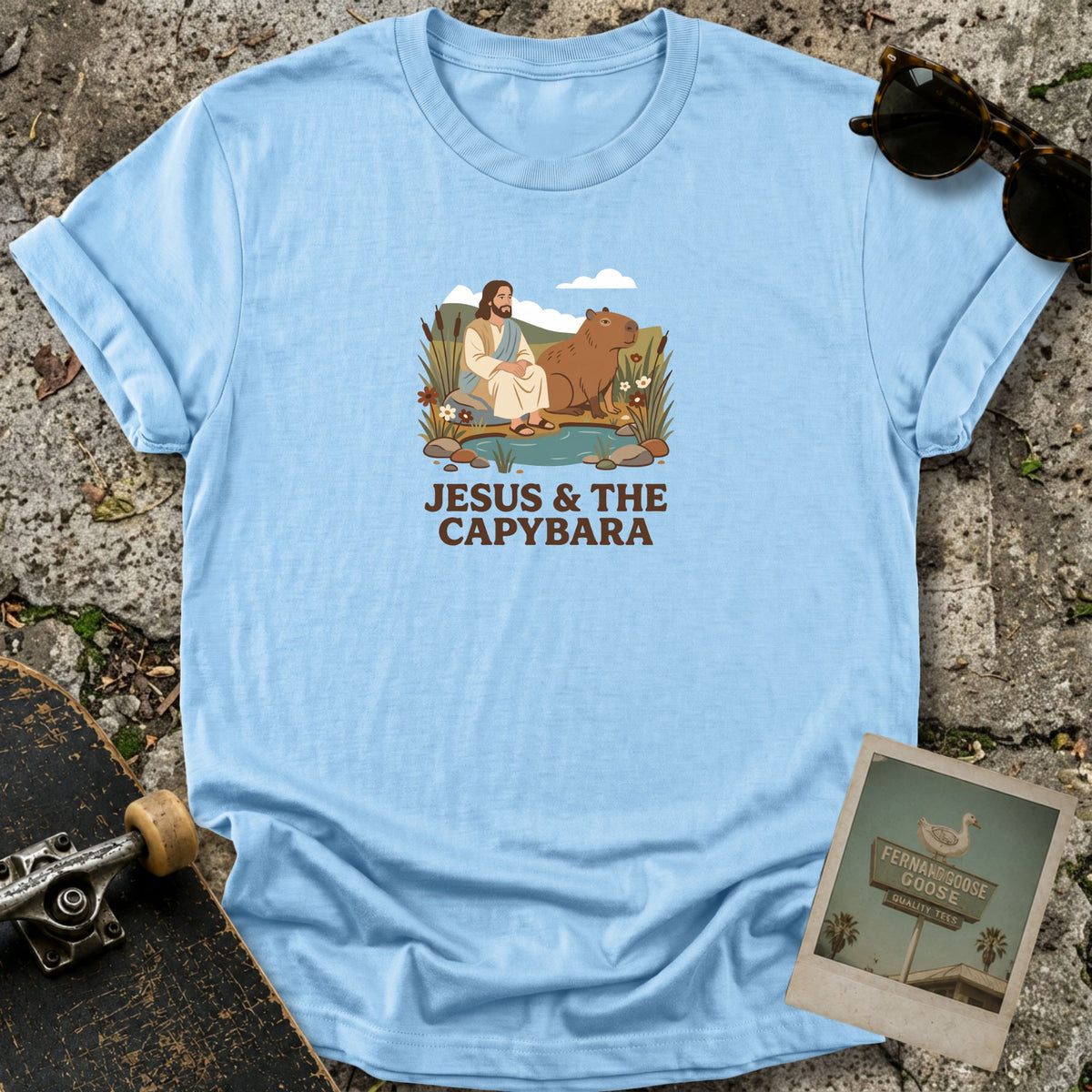 Jesus & Capybara T-Shirt