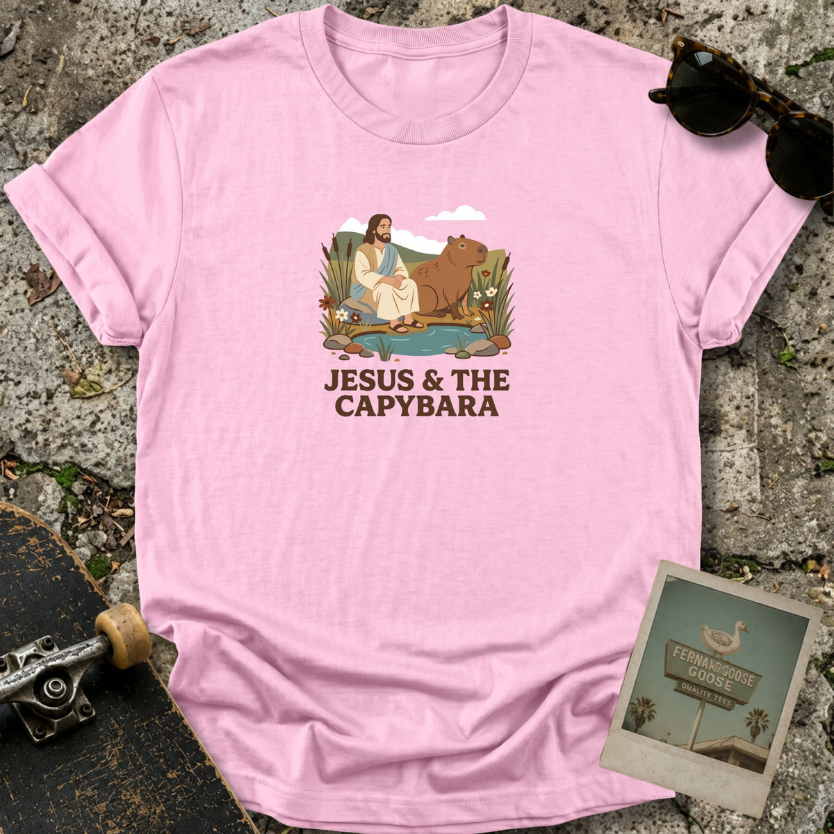 Jesus & Capybara T-Shirt