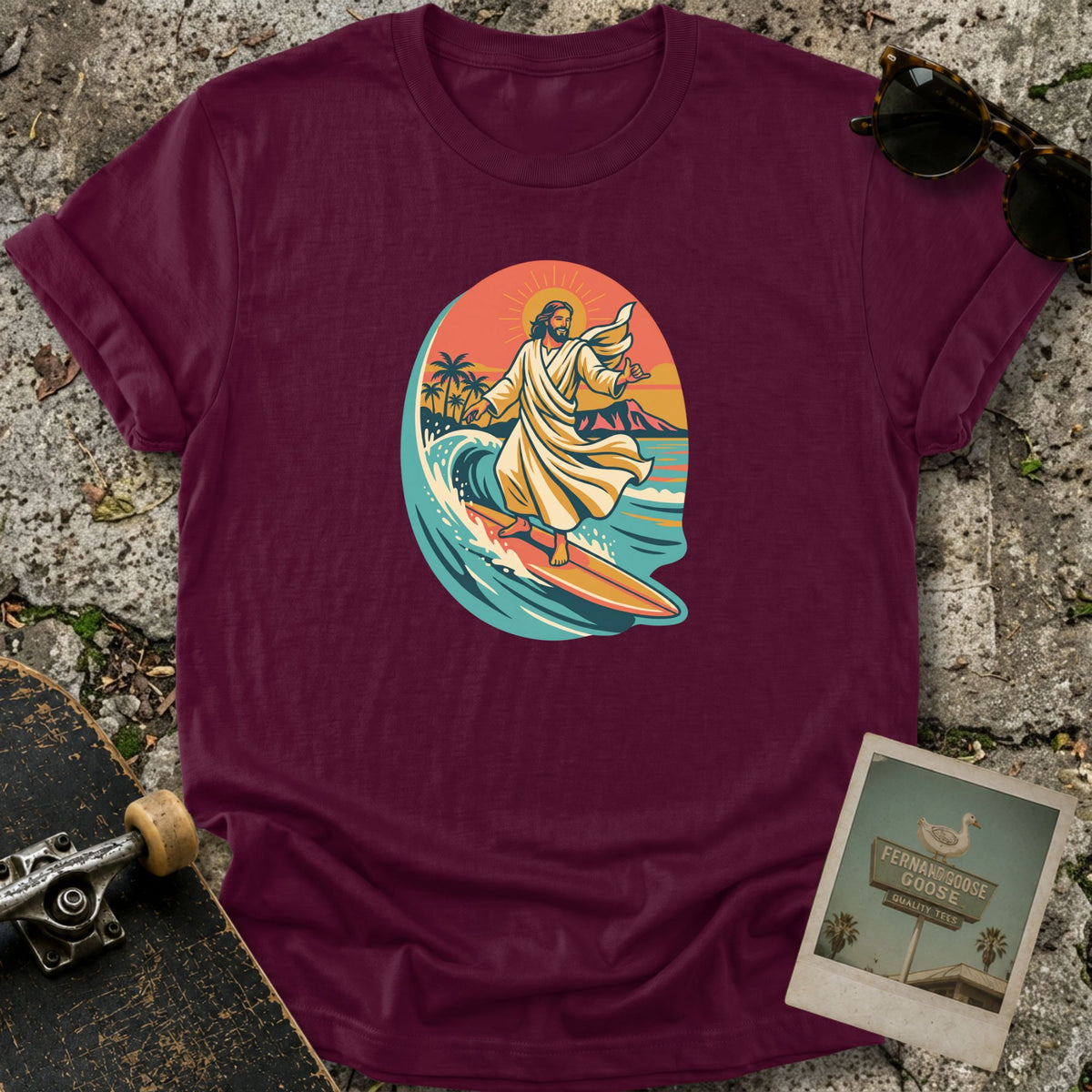 Surfer Jesus T-Shirt