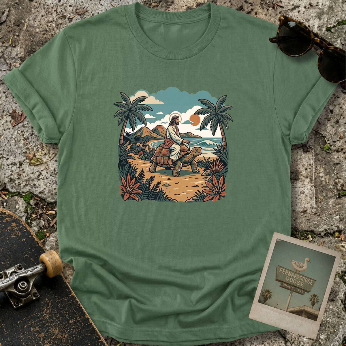 Galapagos Jesus T-Shirt