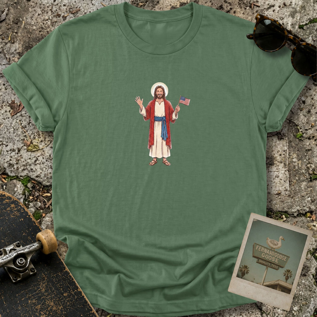 Patriotic Jesus T-Shirt