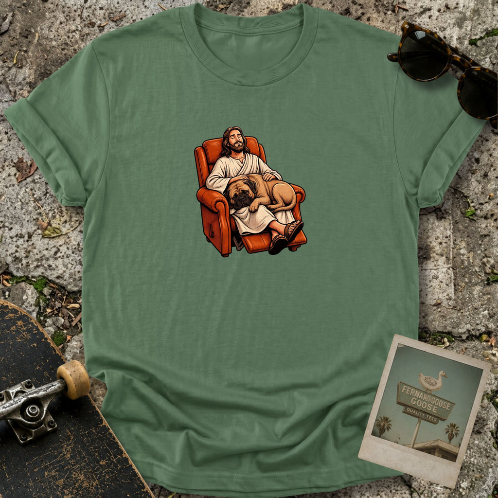 Lazy Boy Dog T-Shirt