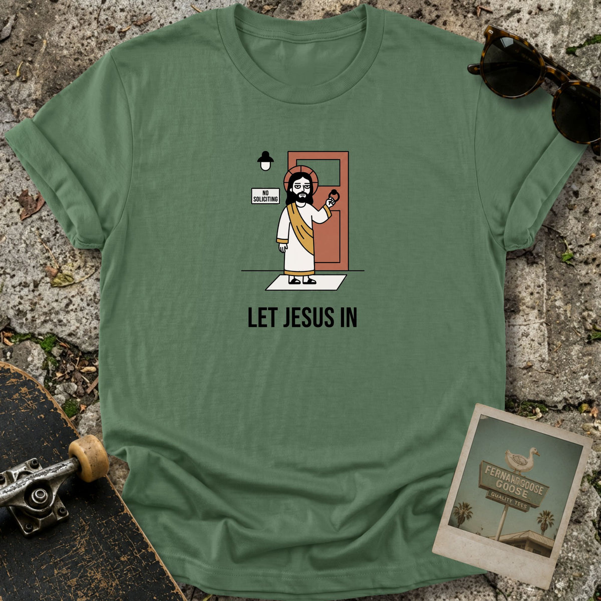 Let Jesus In T-Shirt