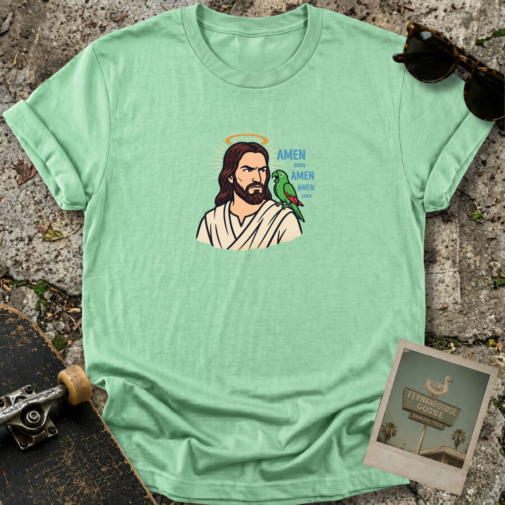 Amen Parrot T-Shirt