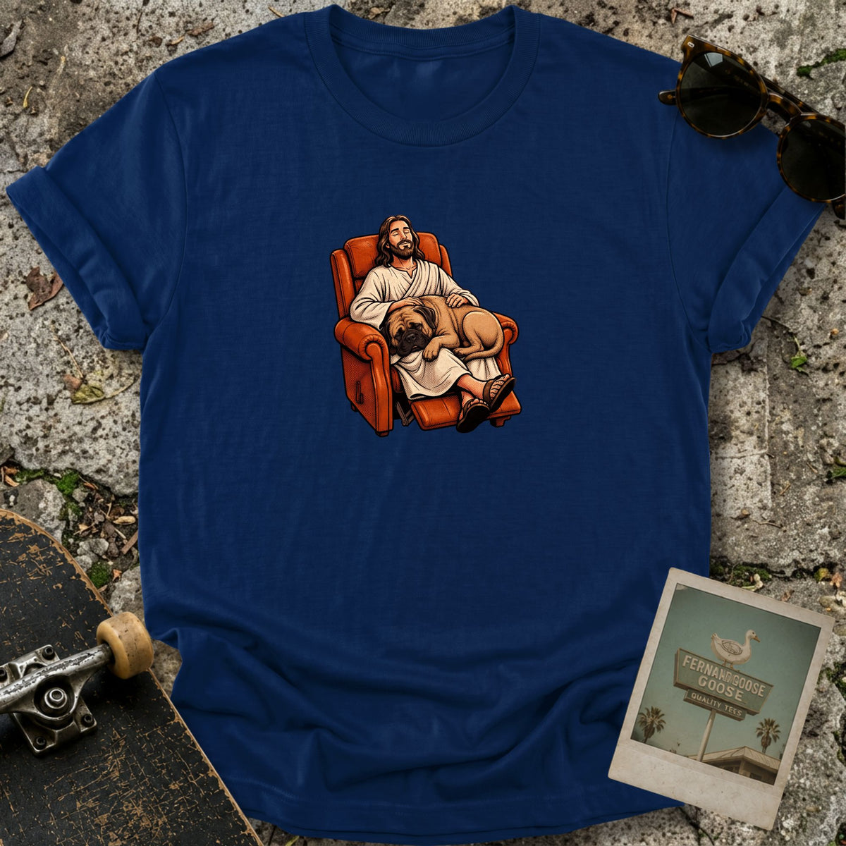 Lazy Boy Dog T-Shirt