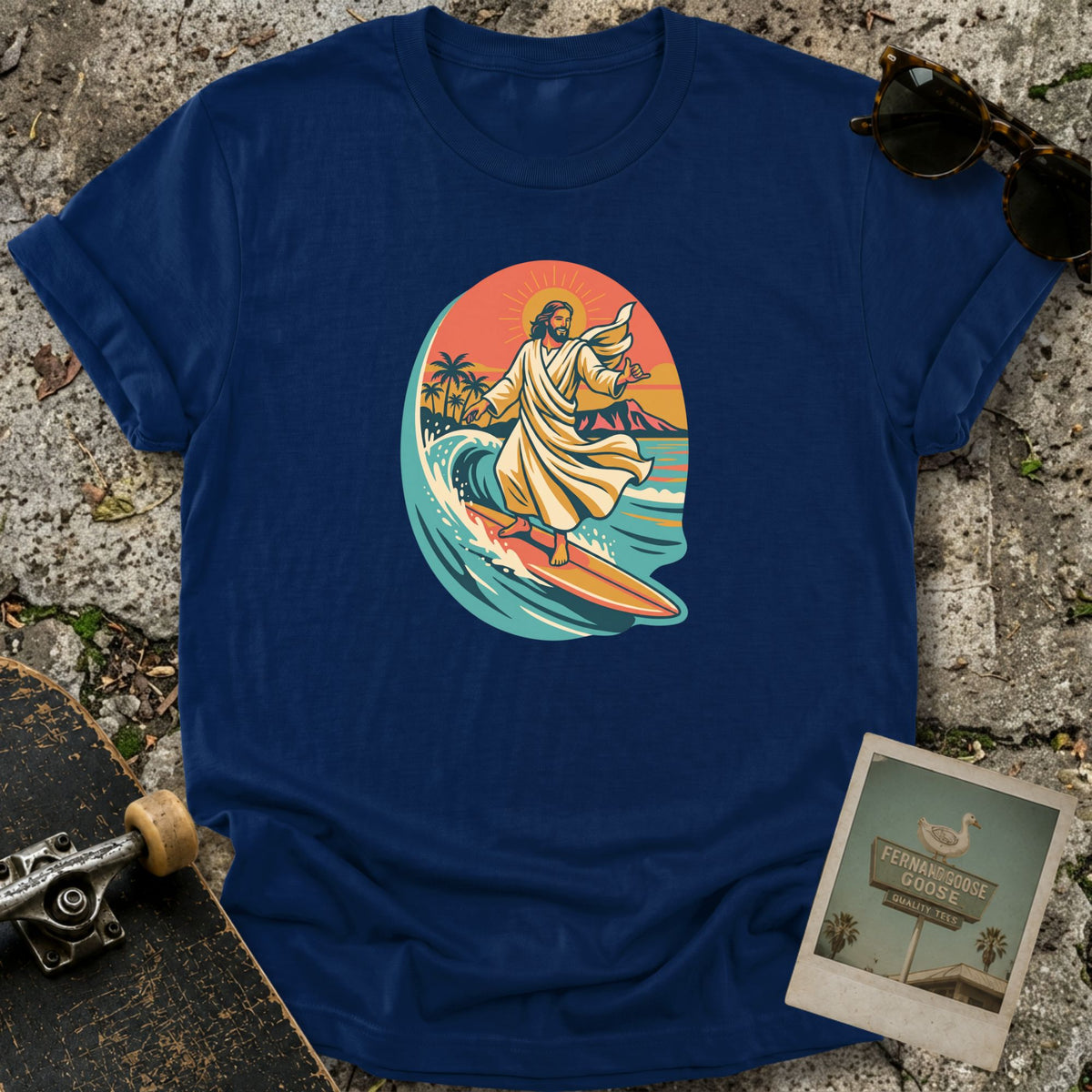 Surfer Jesus T-Shirt