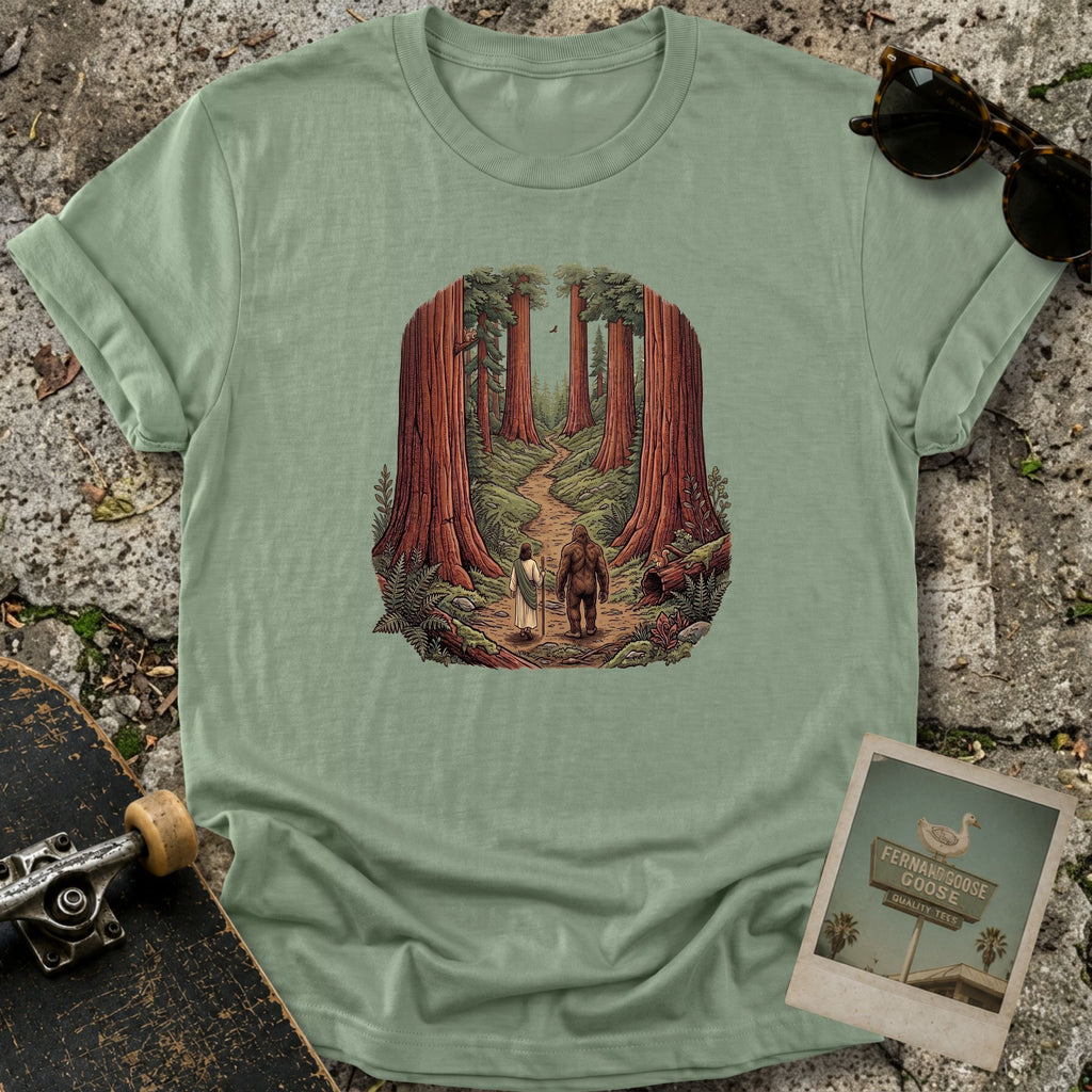 With Bigfoot T-Shirt