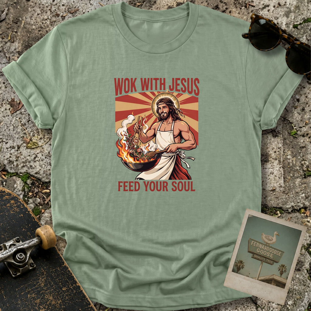 Wok with  Jesus T-Shirt