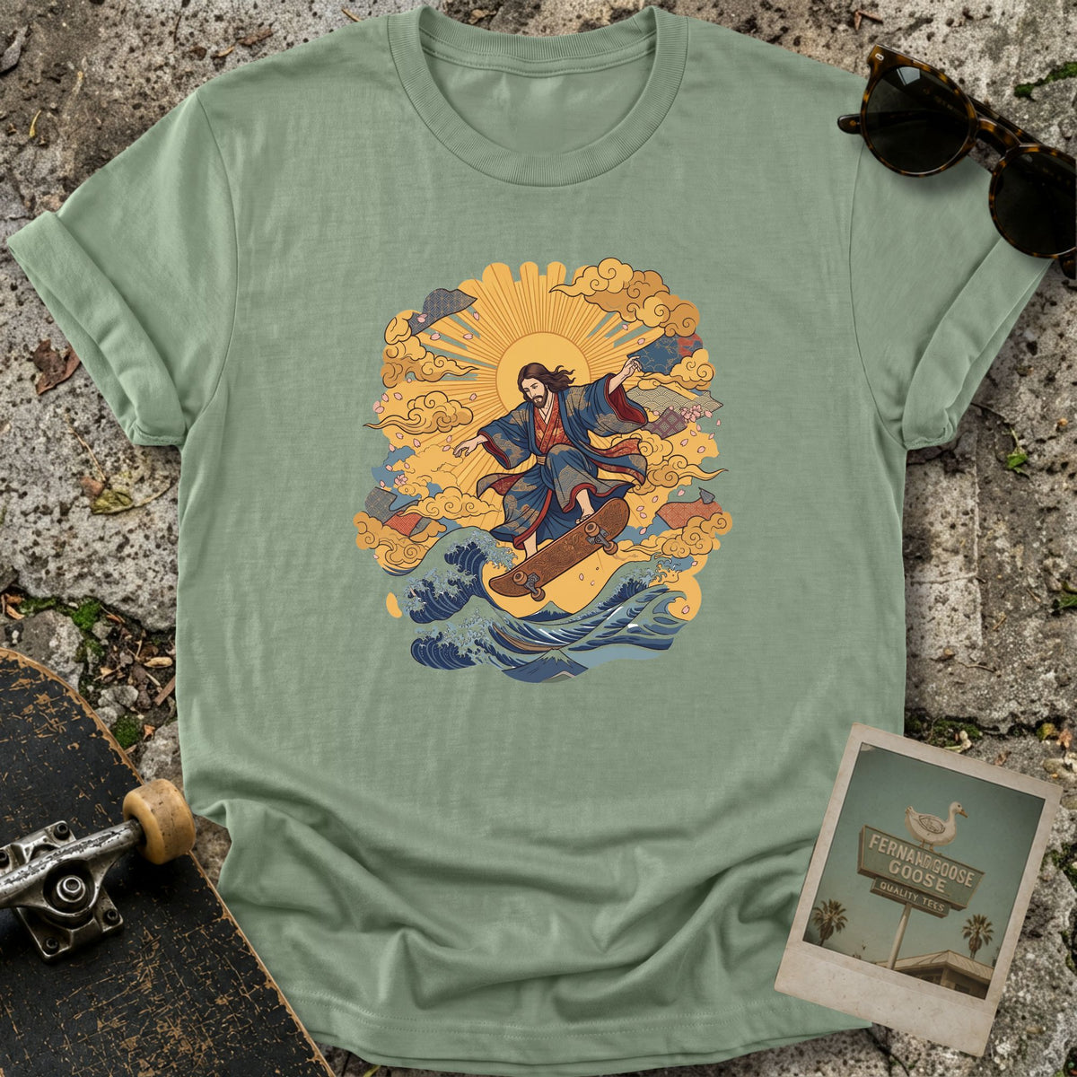 Ukiyo-e Jesus T-Shirt