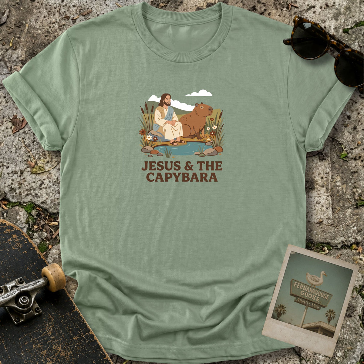 Jesus & Capybara T-Shirt