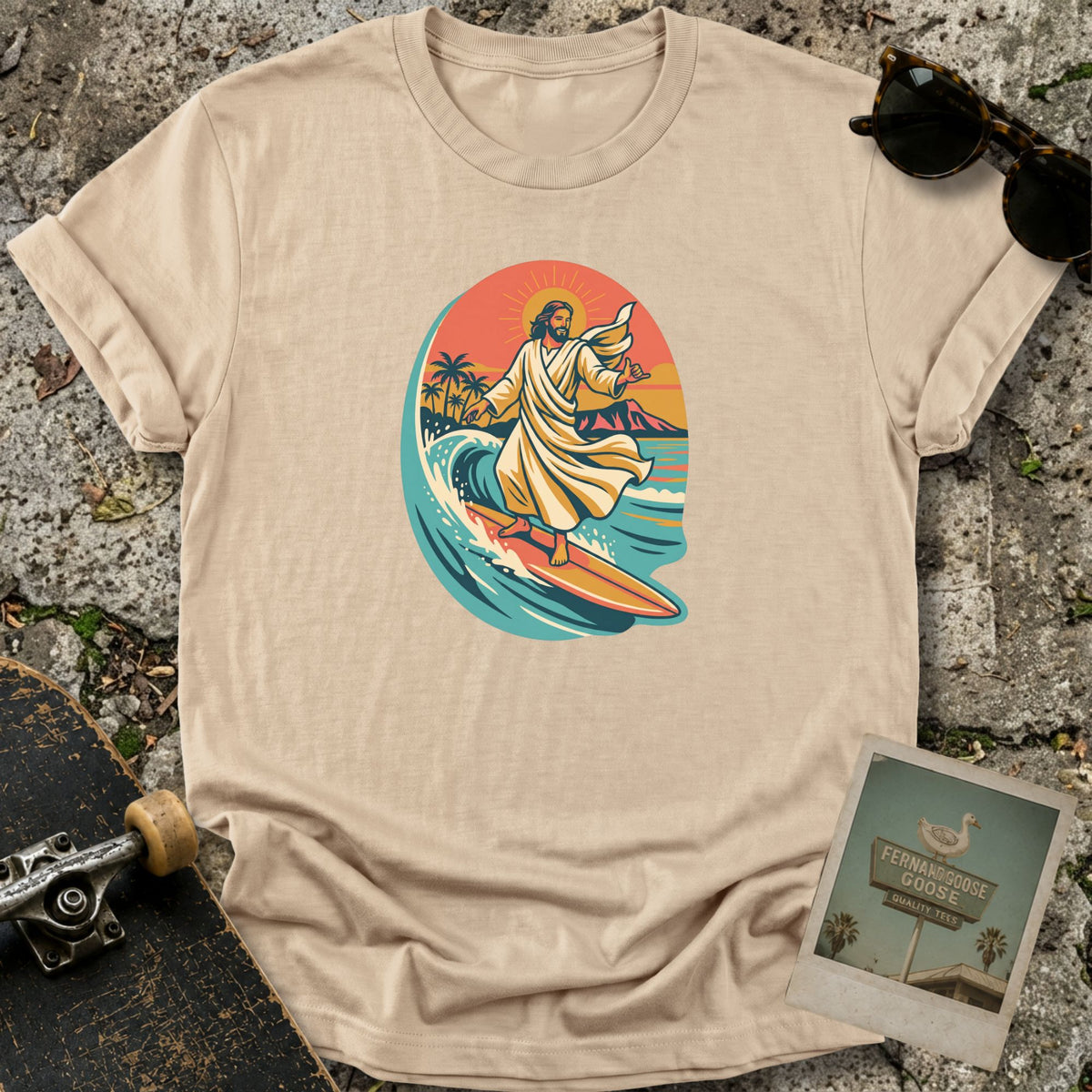 Surfer Jesus T-Shirt