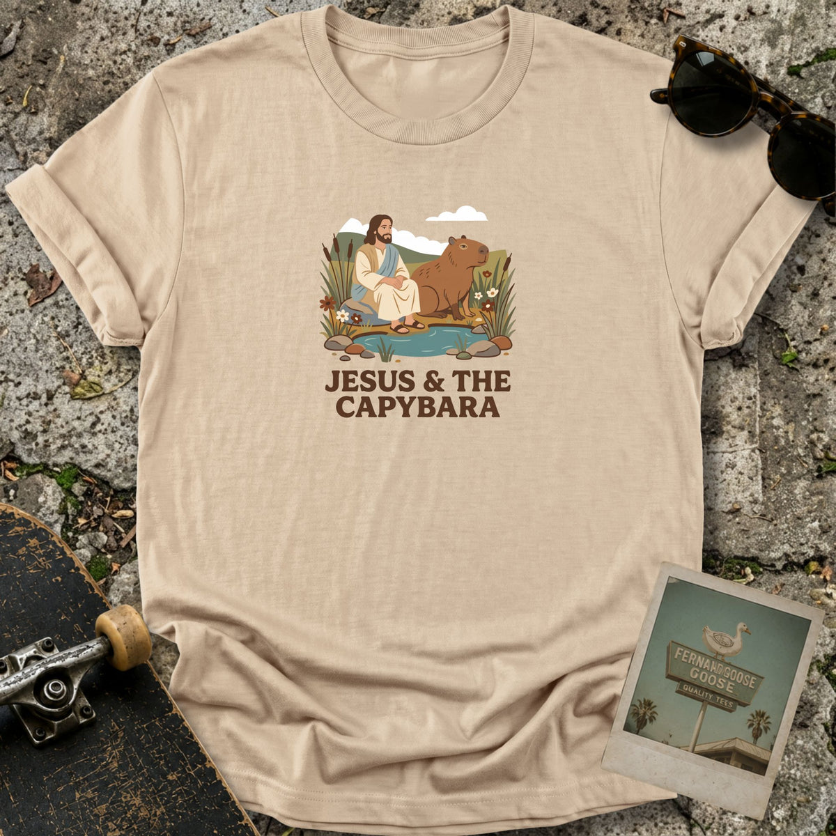Jesus & Capybara T-Shirt
