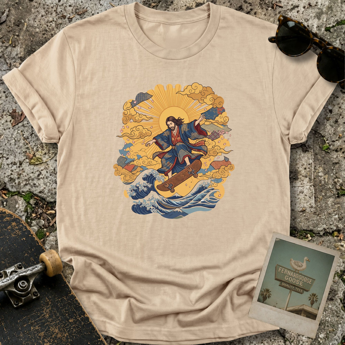Ukiyo-e Jesus T-Shirt