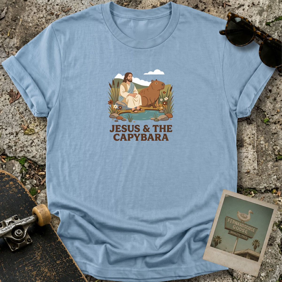 Jesus & Capybara T-Shirt