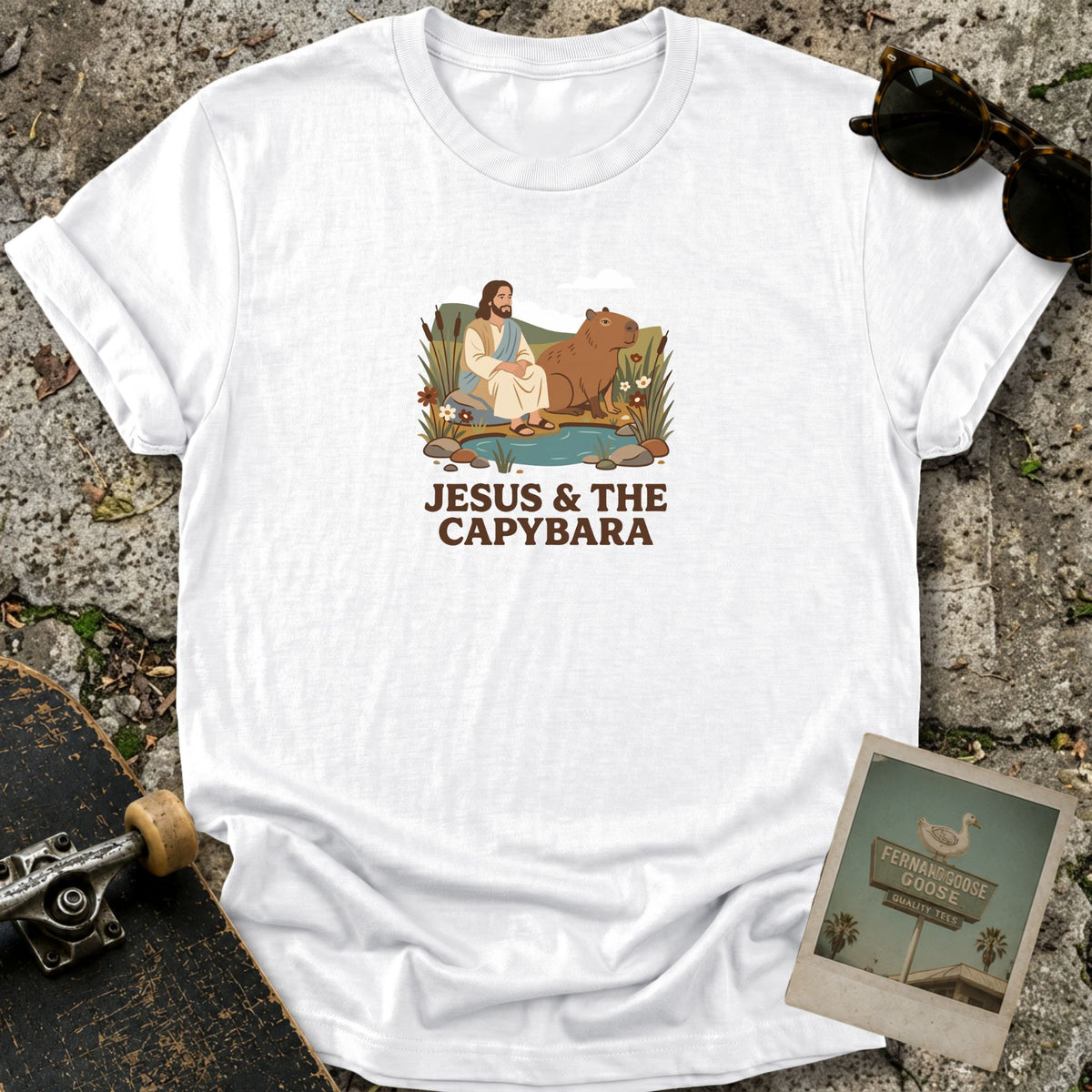 Jesus & Capybara T-Shirt