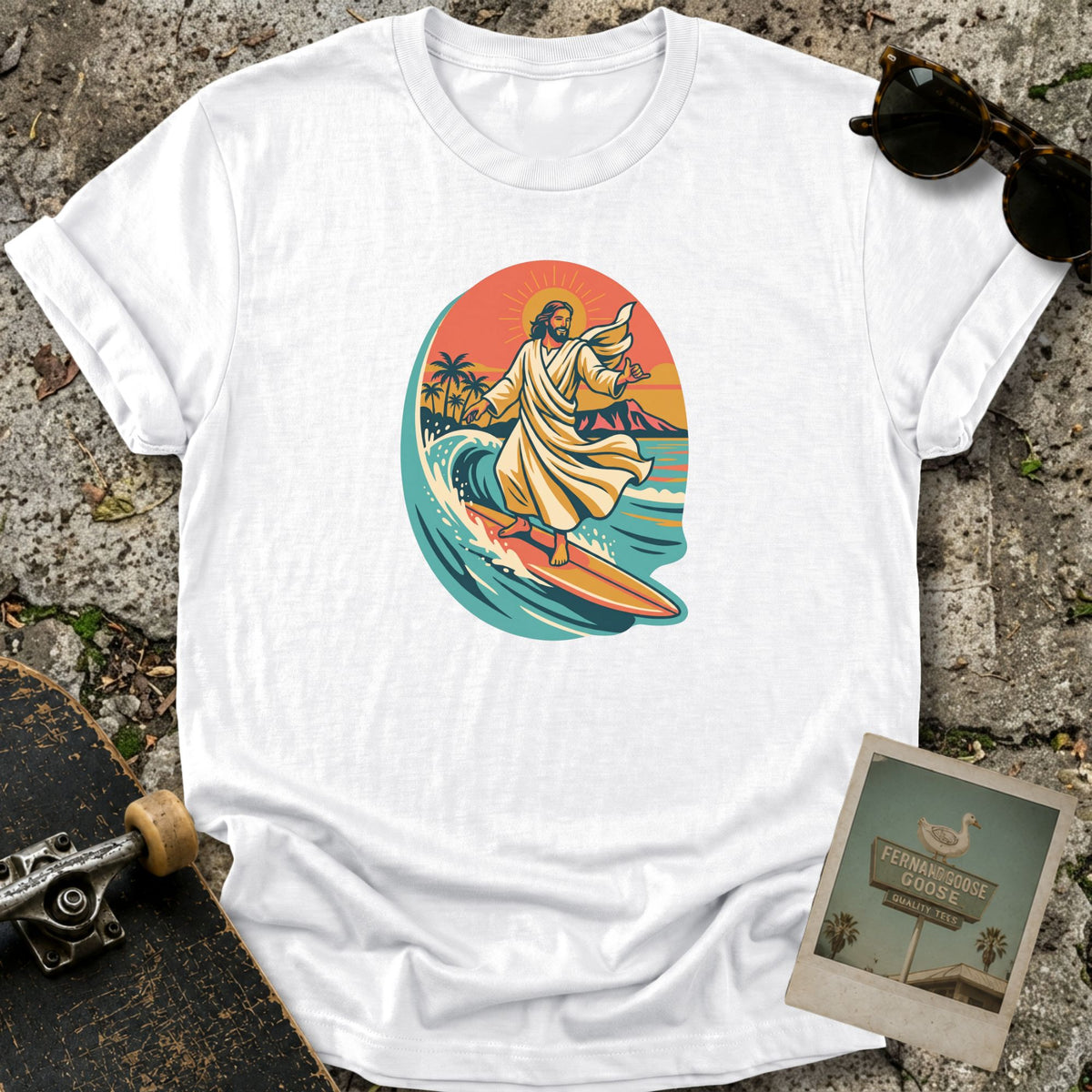 Surfer Jesus T-Shirt